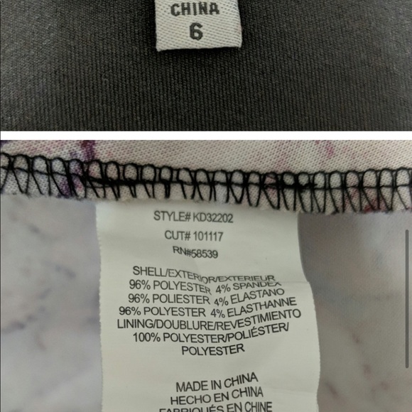 Kut from the Kloth floral print scuba dress size 6 - Picture 5 of 7